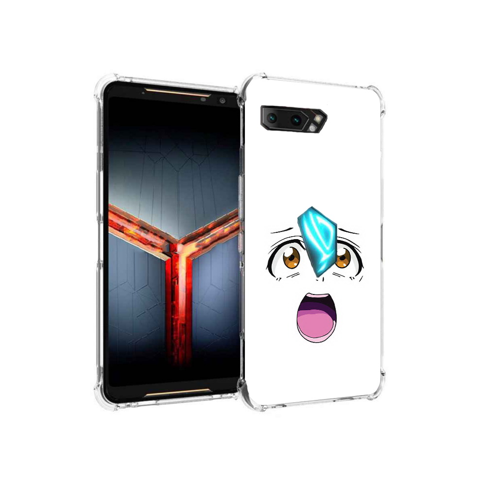 

Чехол MyPads Tocco для Asus ROG Phone 2 аниме лицао, Прозрачный, Tocco