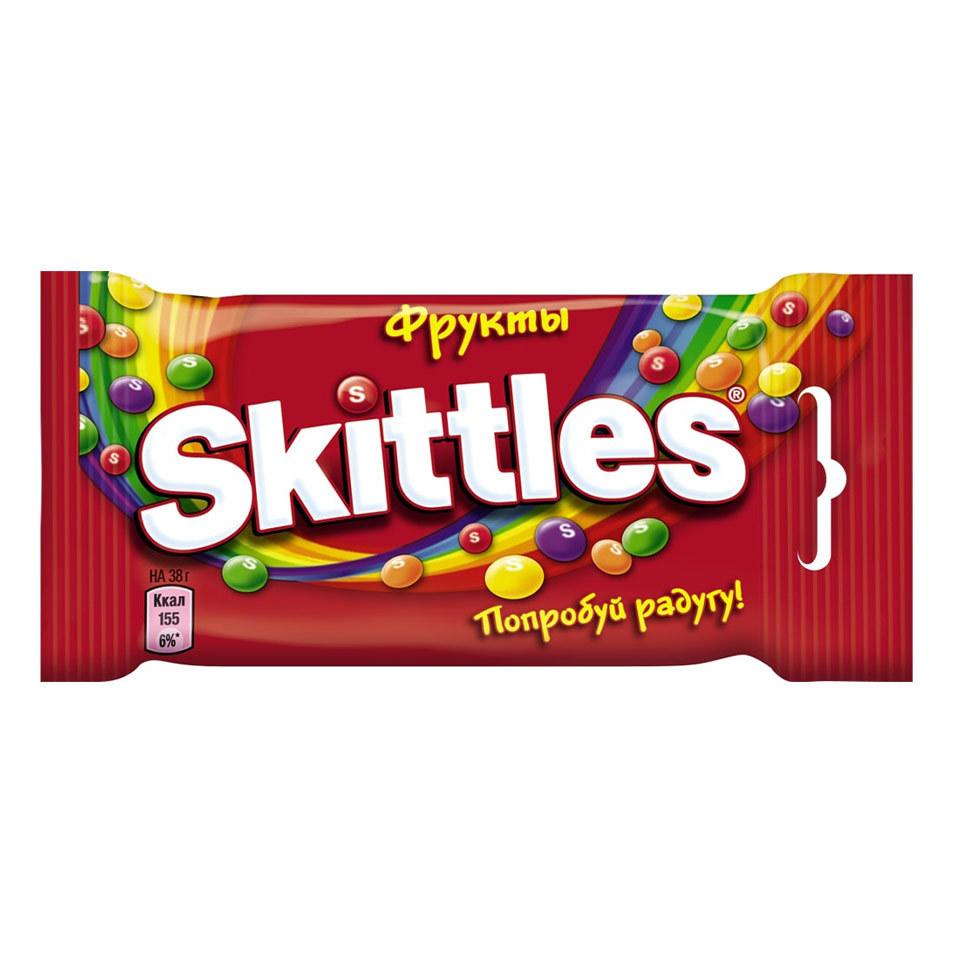 фото Драже skittles фрукты, 38 г