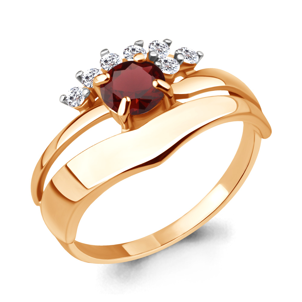 

Кольцо из серебра р. , AQUAMARINE 6582303А_925_з, 6582303А_925_з
