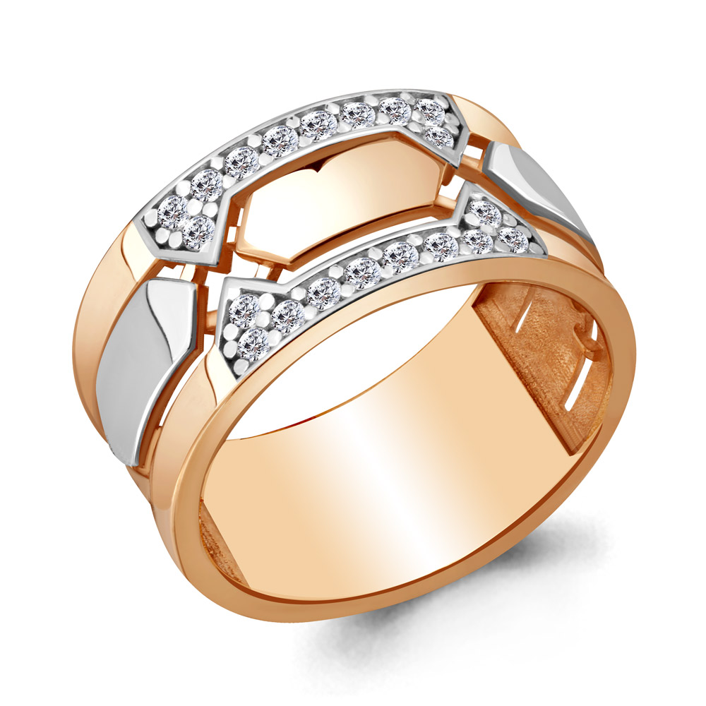 

Кольцо из серебра р.  AQUAMARINE 68605А_925_з, 68605А_925_з