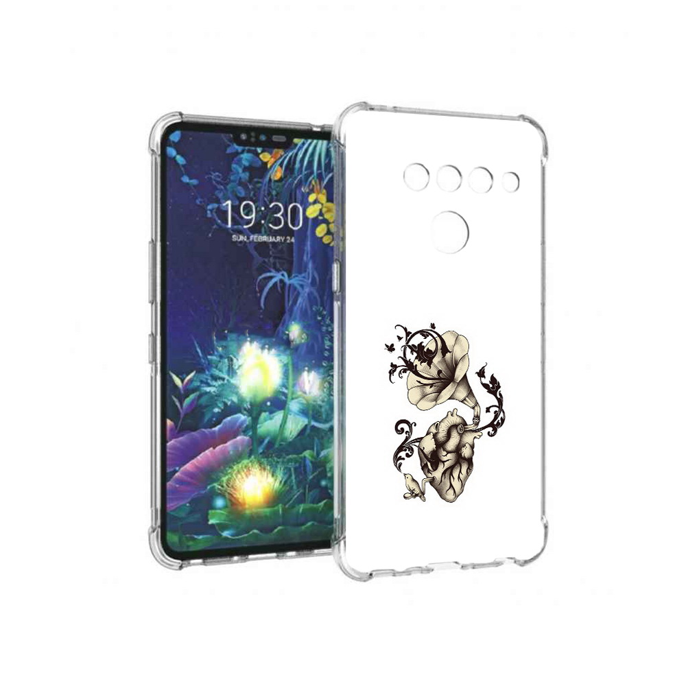 

Чехол MyPads Tocco для LG V50 ThinQ Граммофон, Прозрачный, Tocco