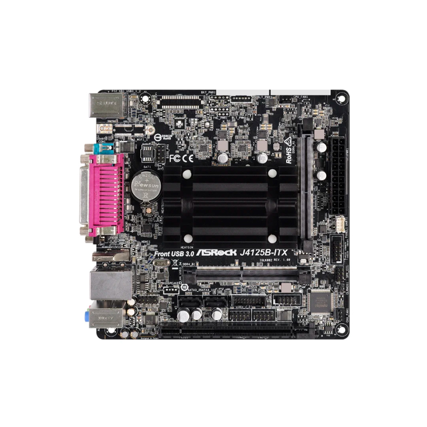 фото Материнская плата asrock j4125b-itx