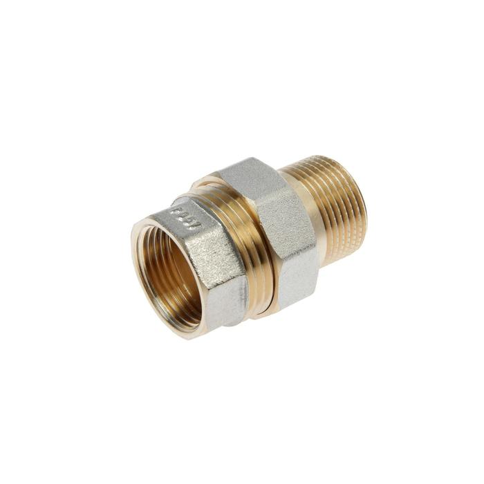 

Соединитель латунь STM 5081087-10p 3/4", в/р, н/р, золотистый, Серебристый