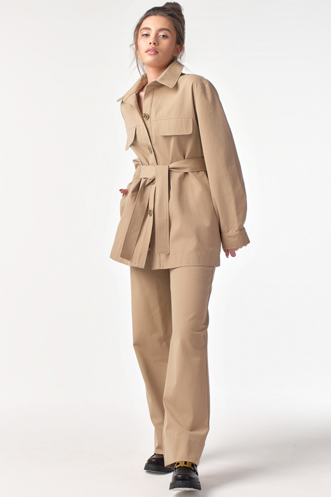 Костюм женский FLY 4178-07 бежевый 46 RU