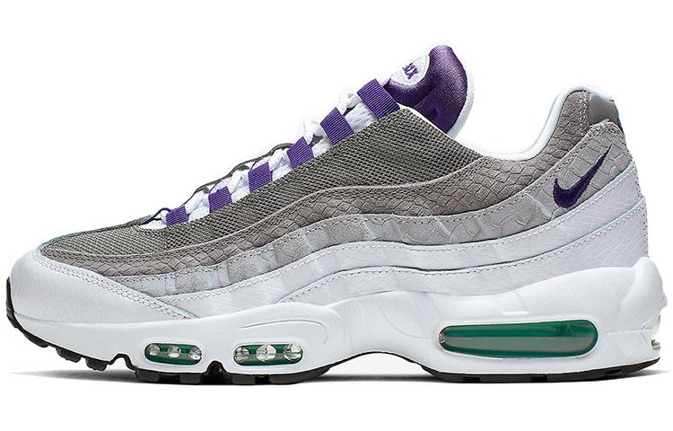

Кроссовки унисекс Nike Air Max 95 LV8 Grape серые 41 EU, Серый, Air Max 95 LV8 Grape