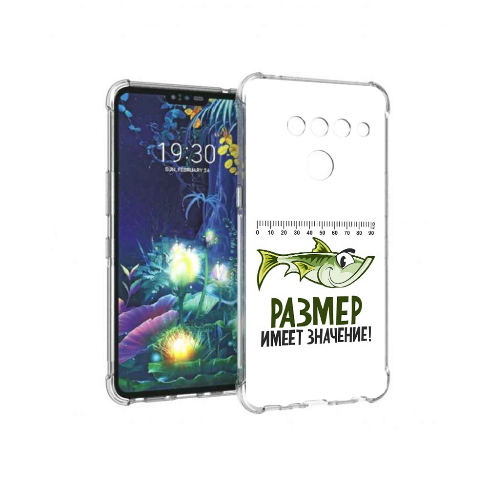 

Чехол MyPads Tocco для LG V50 ThinQ размер не имеет значения, Прозрачный, Tocco