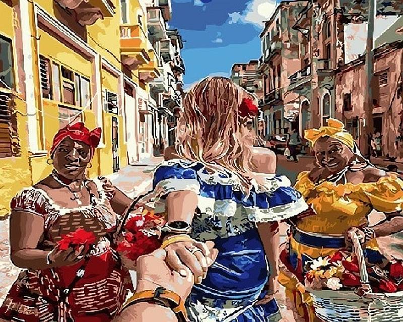 

Живопись по номерам Paintboy Иди за мной на Кубу 40x50, Иди за мной на Кубу