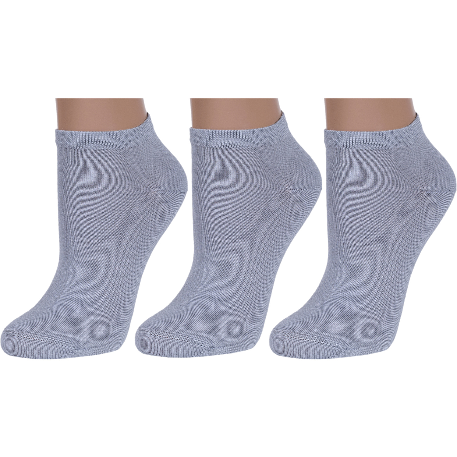 

Комплект носков женских Rusocks 3-Ж-1522 серых 23, Серый, 3-Ж-1522