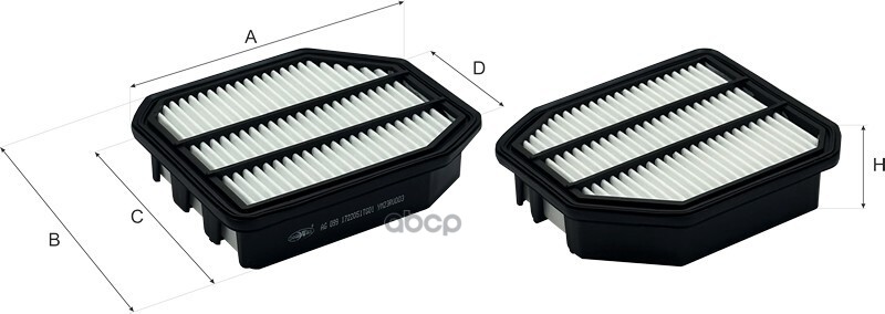 

Фильтр Воздушный Ag099 Goodwill арт. AG099