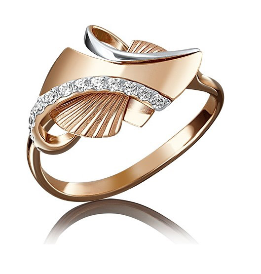 

Кольцо из золота р. 17,5 PLATINA jewelry 01-5095-00-401-1110-65, фианит, 01-5095-00-401-1110-65