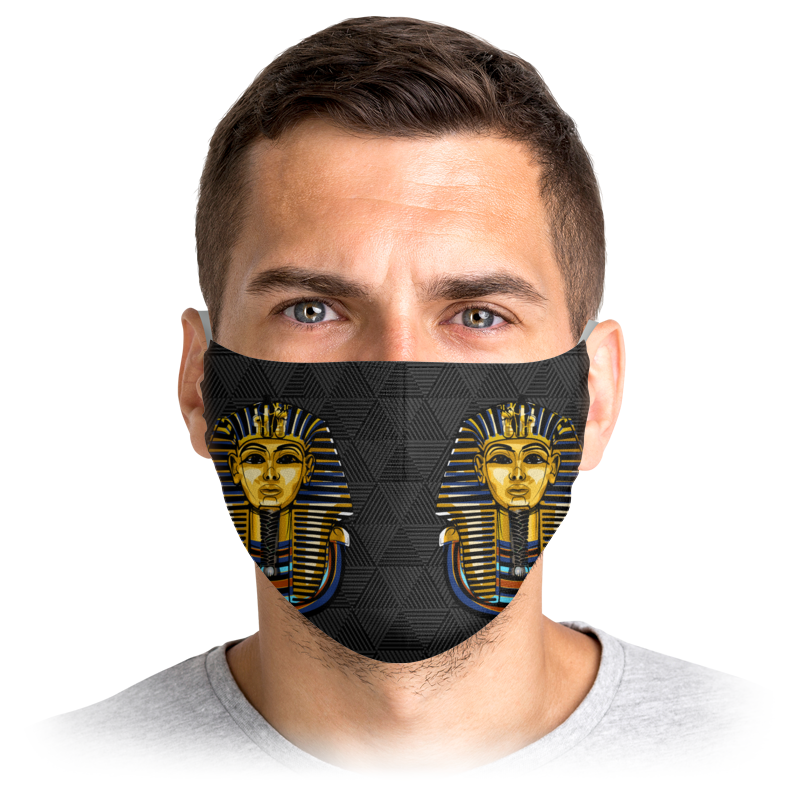 

Многоразовая маска Printio Tutankhamun черная M, Tutankhamun