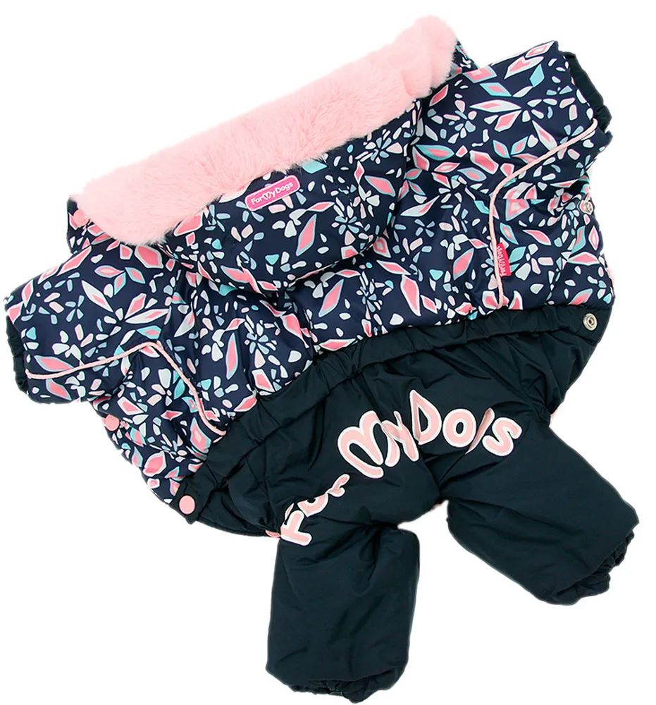 

Комбинезон для собак FOR MY DOGS синий для девочек, FW1003-2021 F (14)