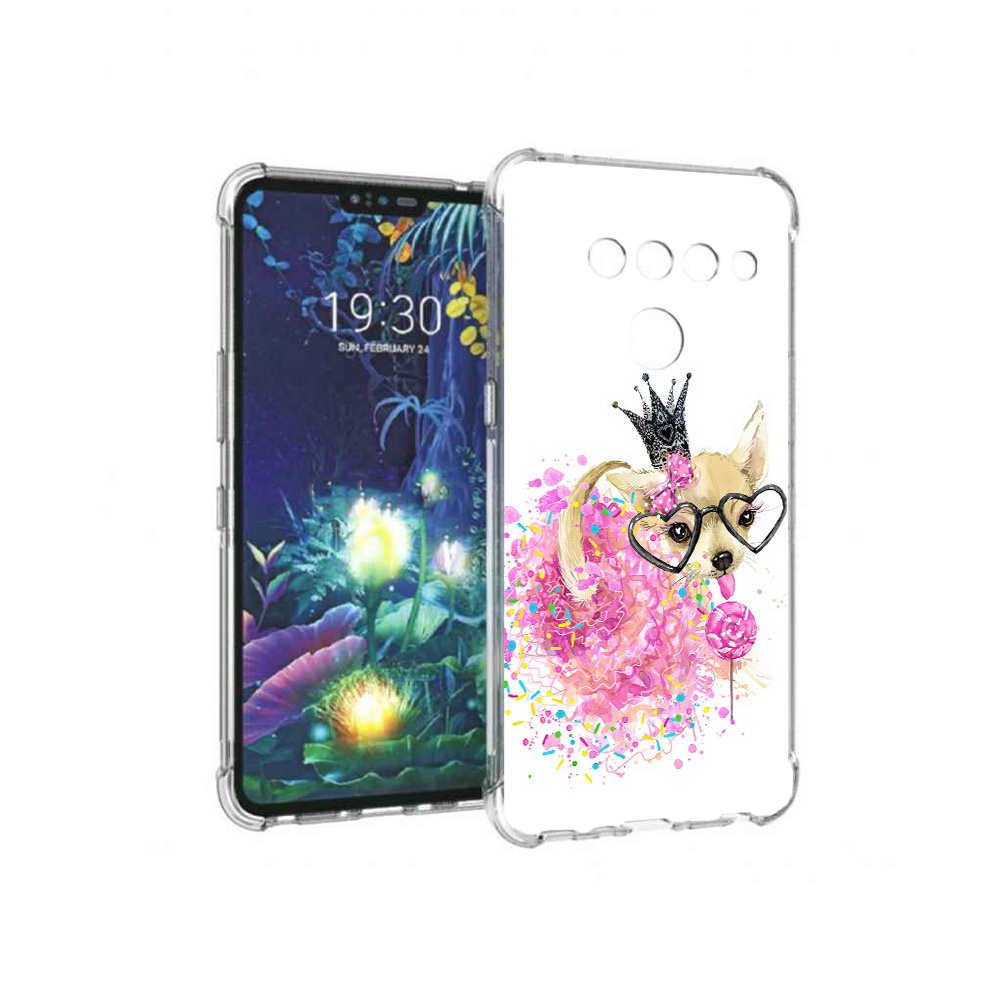 

Чехол MyPads Tocco для LG V50 ThinQ сладкая принцесса, Прозрачный, Tocco