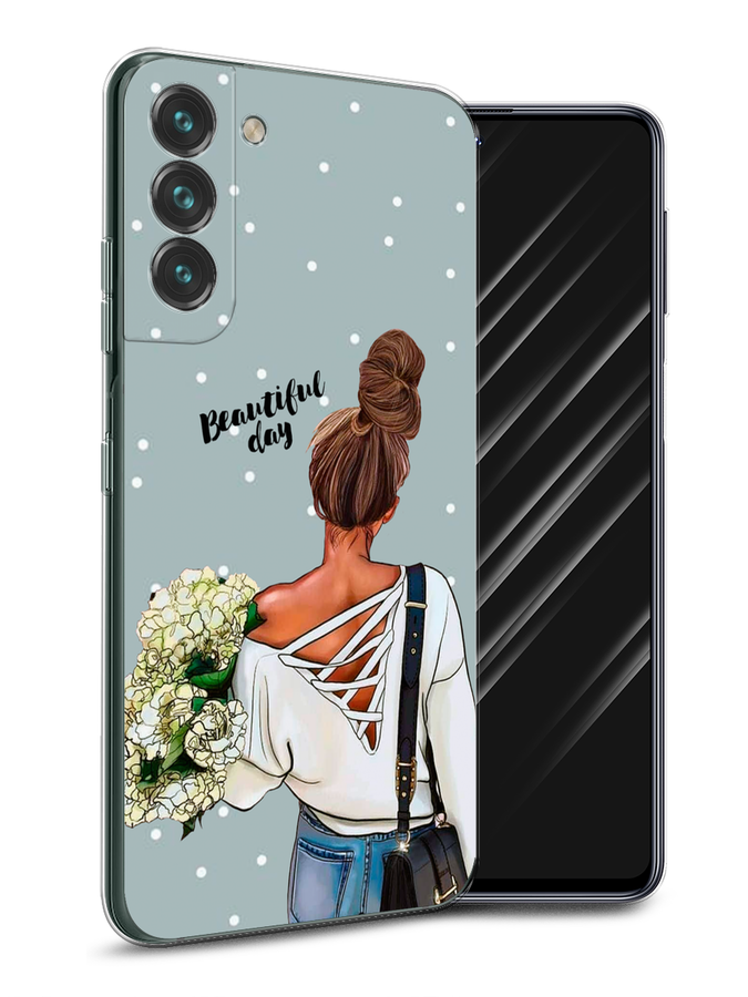 

Чехол Awog на Samsung Galaxy S22 / Самсунг S22 "Beautiful day", Голубой;коричневый;бежевый, 2103850-6
