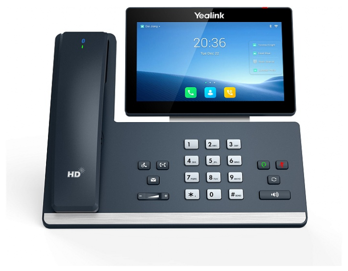 фото Ip-телефон yealink black (sip-t58w pro)