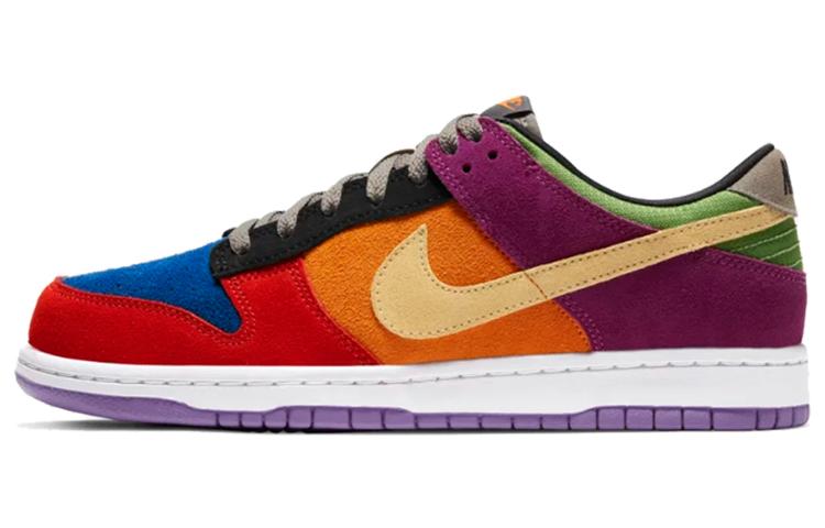 

Кеды унисекс Nike Dunk Low SP Viotech 2019 разноцветные 37.5 EU, Разноцветный, Dunk Low SP Viotech 2019