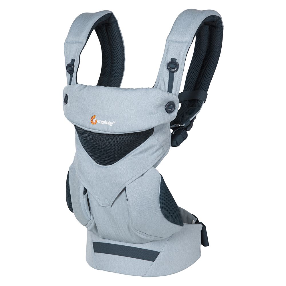 

Рюкзак-кенгуру Ergobaby 360 Cool Air Mesh - Chambray черный, 360
