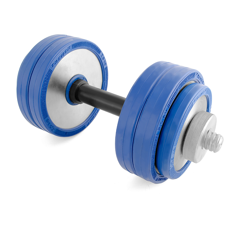 

Разборная гантель TRENER TRG01d26 1 x 15 кг, синий, TRG01d26