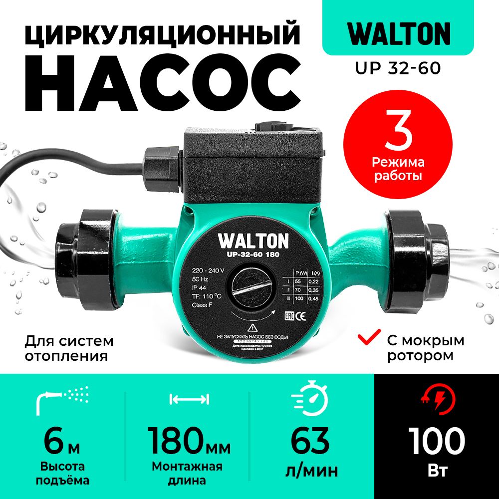 Циркуляционный насос WALTON 019733