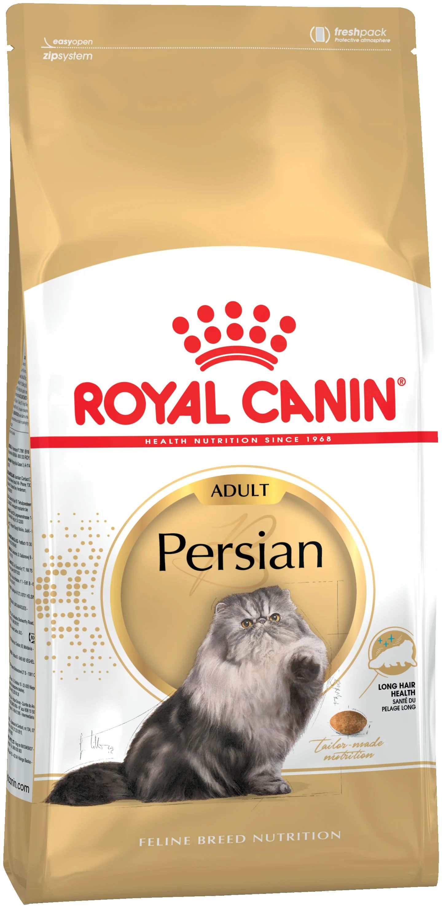 

Сухой корм для кошек ROYAL CANIN PERSIAN ADULT, для персидских, 4 шт по 4 кг