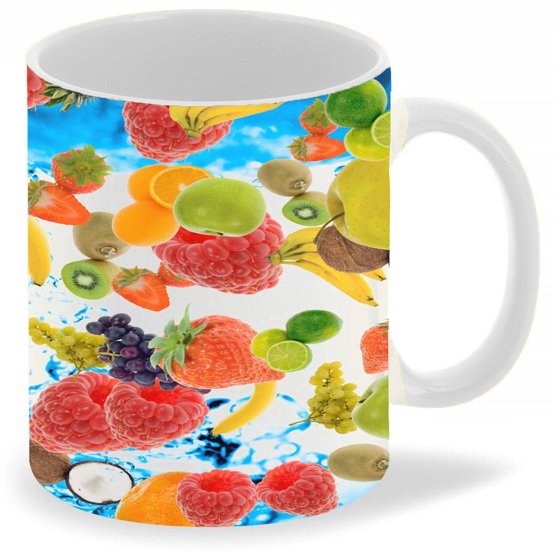 

Кружка CoolPodarok Фрукты и ягоды в воде
