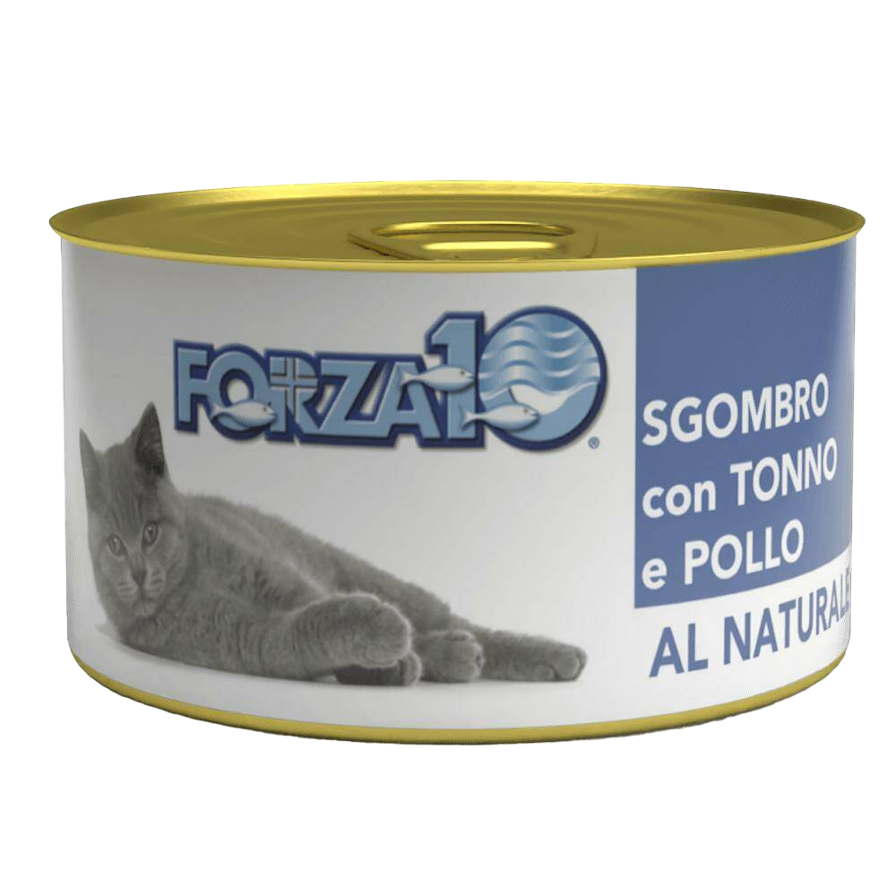 фото Влажный корм для кошек forza10 cat al naturale со скумбрией, тунцом и курицей, 75г