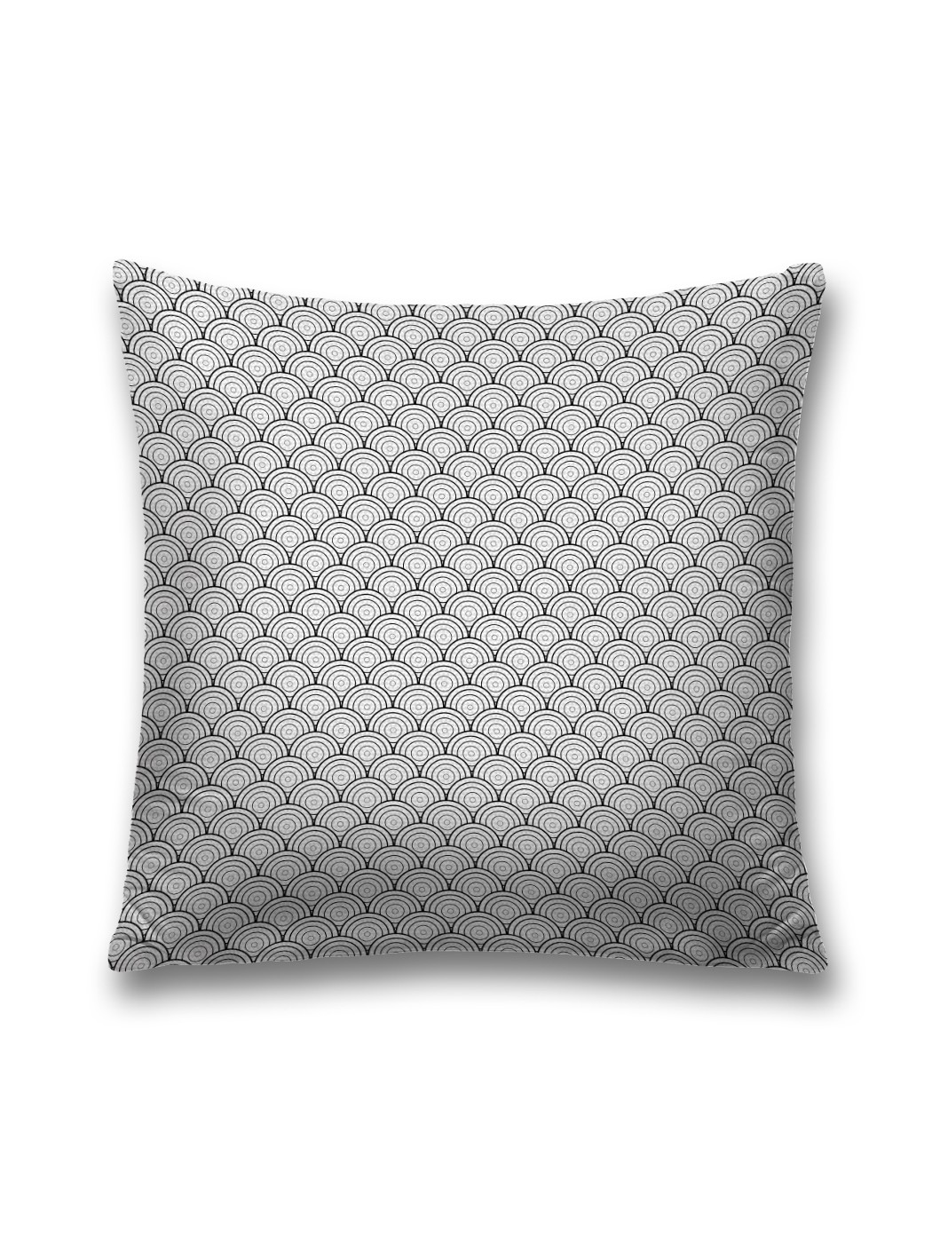 

Наволочка JoyArty декоративная "Клетка мадрас" на молнии, 45x45 см, Голубой