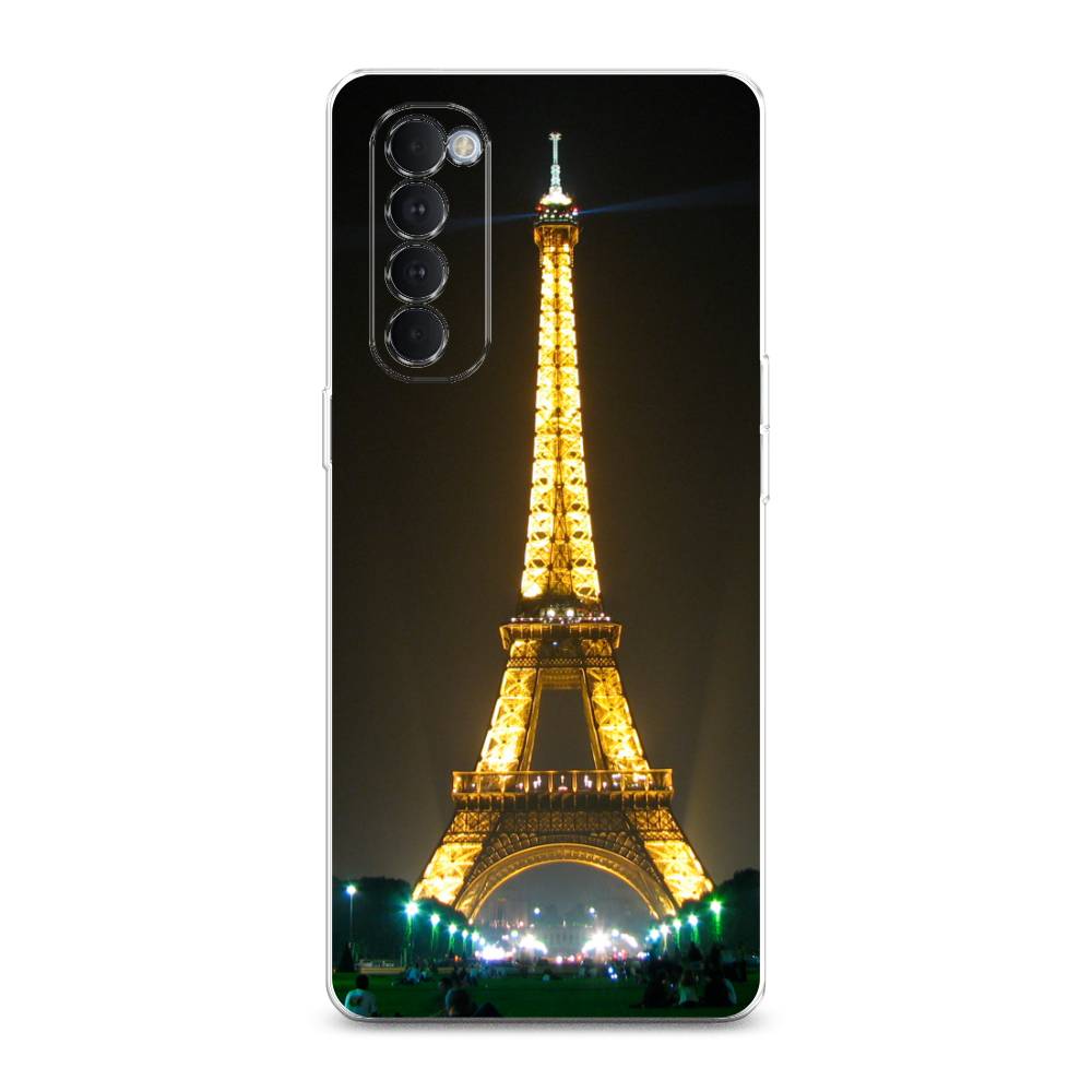 

Чехол на Oppo Reno 4 Pro "Париж 2", Желтый;серый, 258950-2