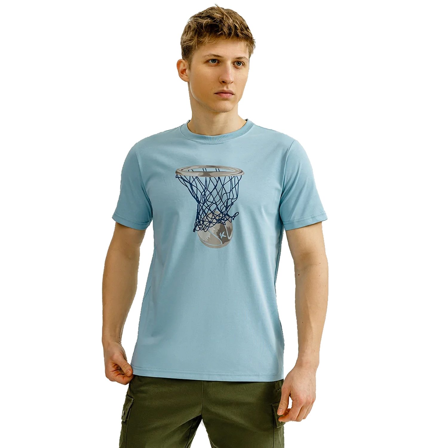 

Футболка мужская Anta KT SS TEE 2 голубая XL, Голубой, KT SS TEE 2