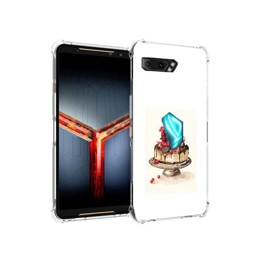 

Чехол MyPads Tocco для Asus ROG Phone 2 вкусный торт, Прозрачный, Tocco