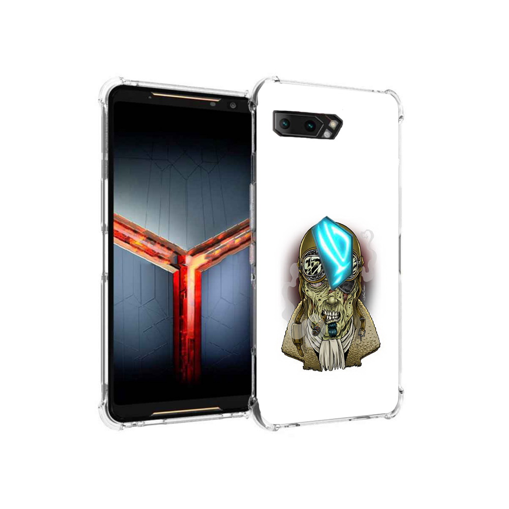 

Чехол MyPads Tocco для Asus ROG Phone 2 военный зомби, Прозрачный, Tocco