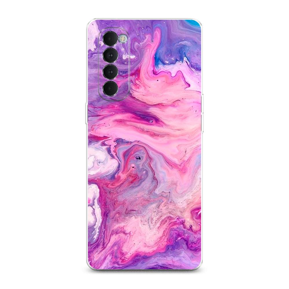 

Чехол на Oppo Reno 4 Pro "Нежно-розовая абстракция", Розовый, 258950-3