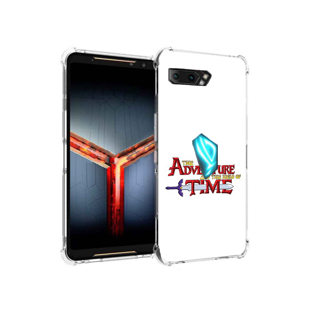 

Чехол MyPads Tocco для Asus ROG Phone 2 время приключений логотип, Прозрачный, Tocco