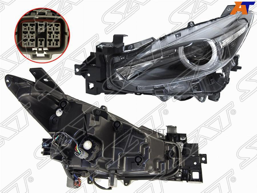 

Фара Mazda 3/Axela 16-19 Lh (левый) Led (Евросвет) Sat арт. ST-216-1177L