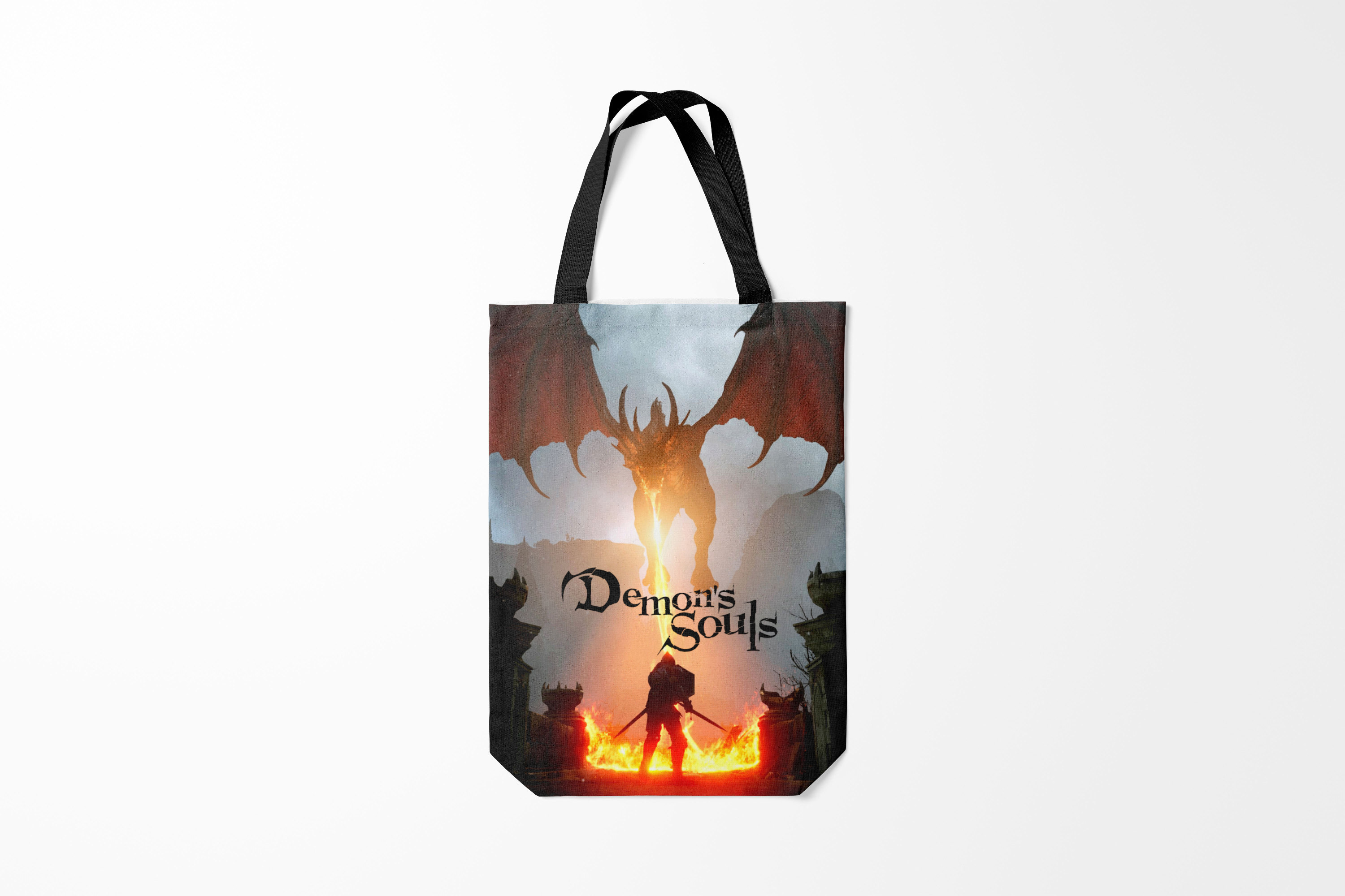

Сумка шoппер унисекс Burnettie Dark Souls Demons,, Dark Souls Demons