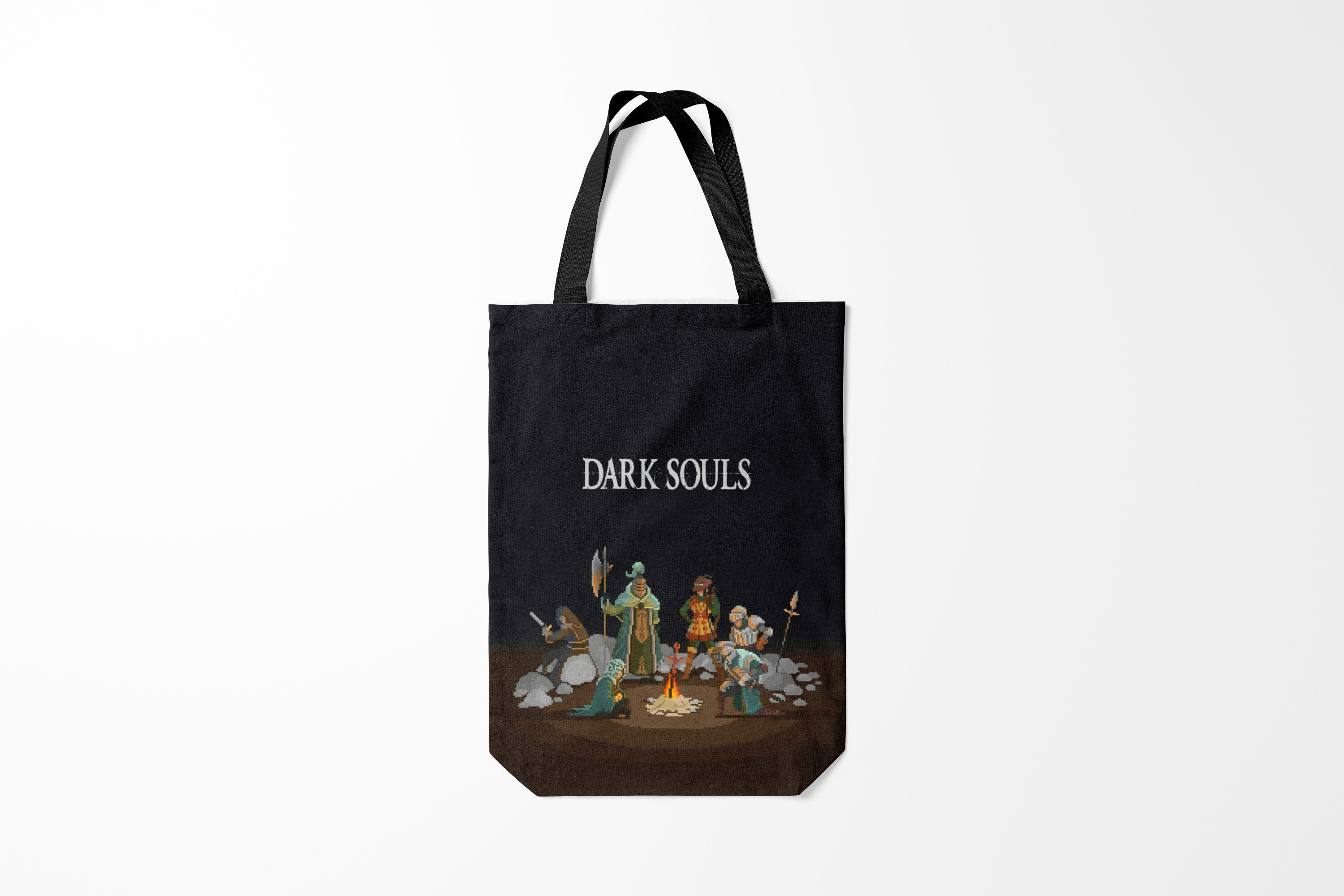 

Сумка шoппер унисекс Burnettie Dark Souls Bonefire,, Dark Souls Bonefire
