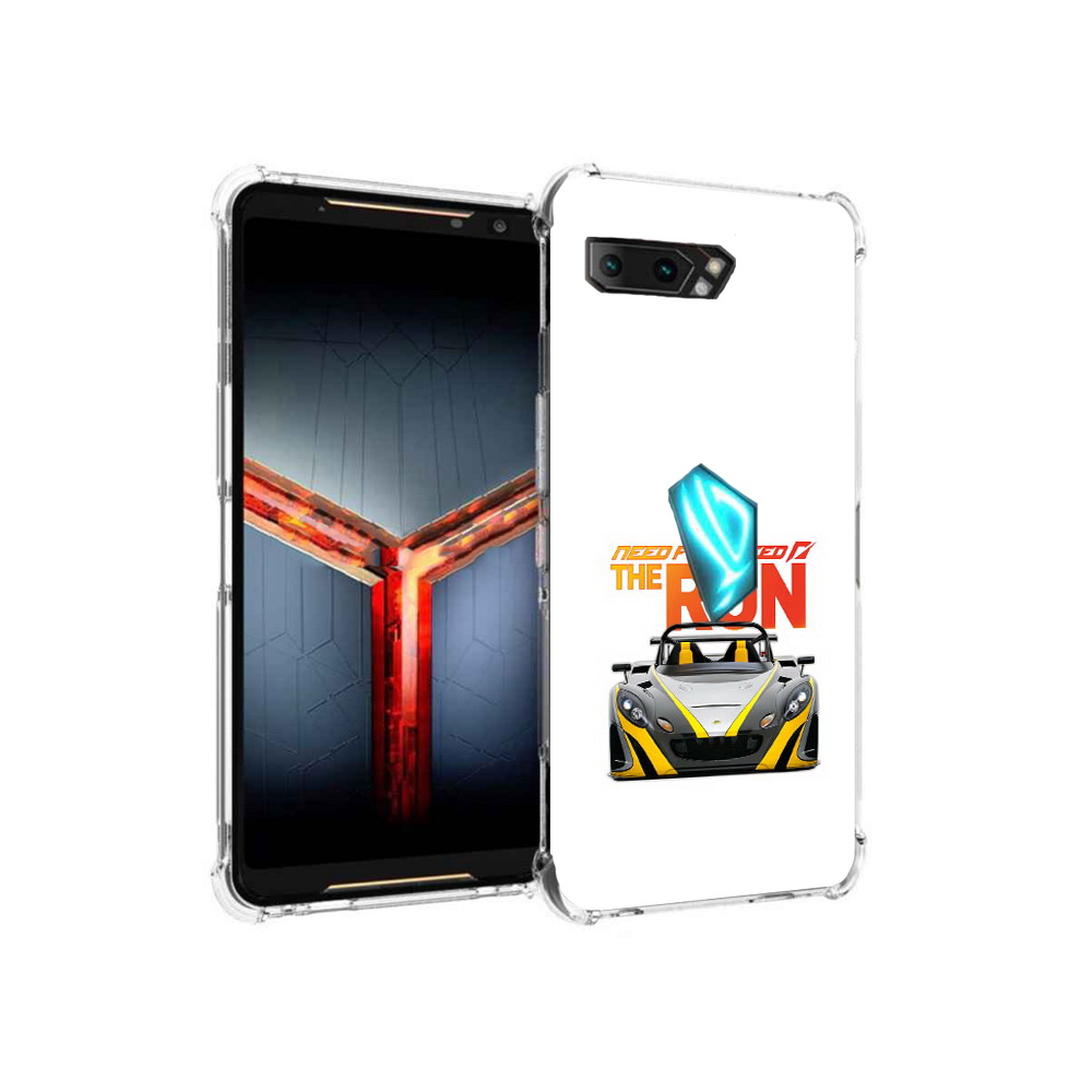 

Чехол MyPads Tocco для Asus ROG Phone 2 гонка, Прозрачный, Tocco