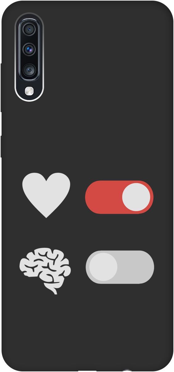 

Чехол на Samsung Galaxy A70/A70s с принтом "Brain Off W" черный, Черный;белый, 8422