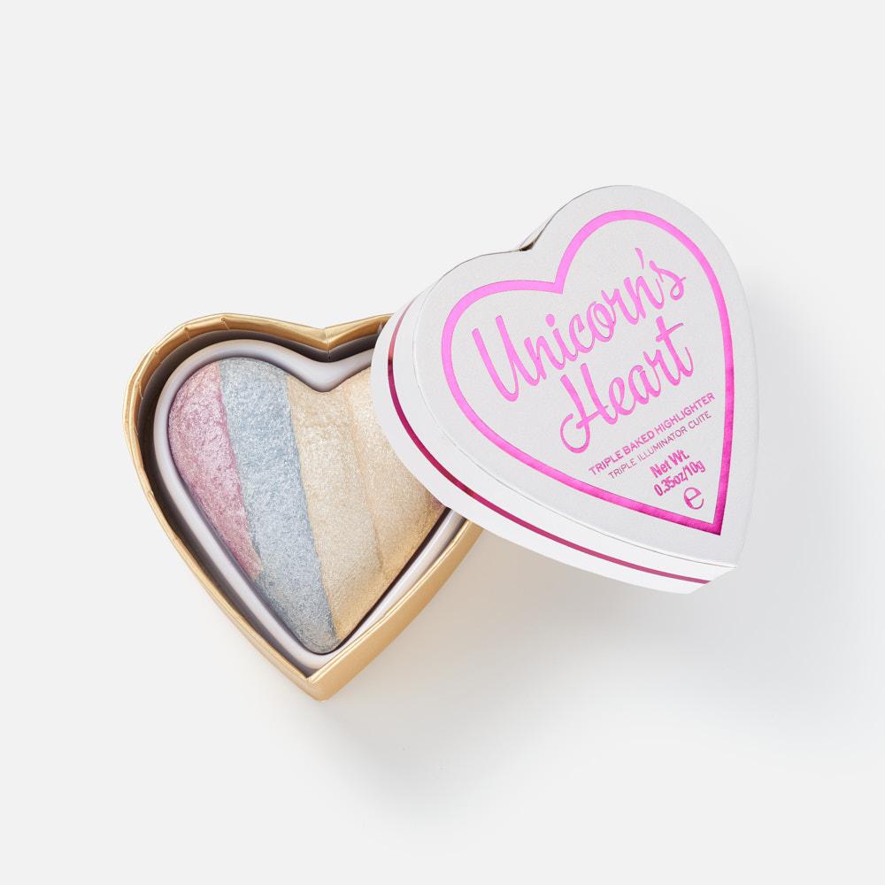 Купить Хайлайтер I Heart Revolution | Blushing Heart, Unicorns Heart, 1 шт.