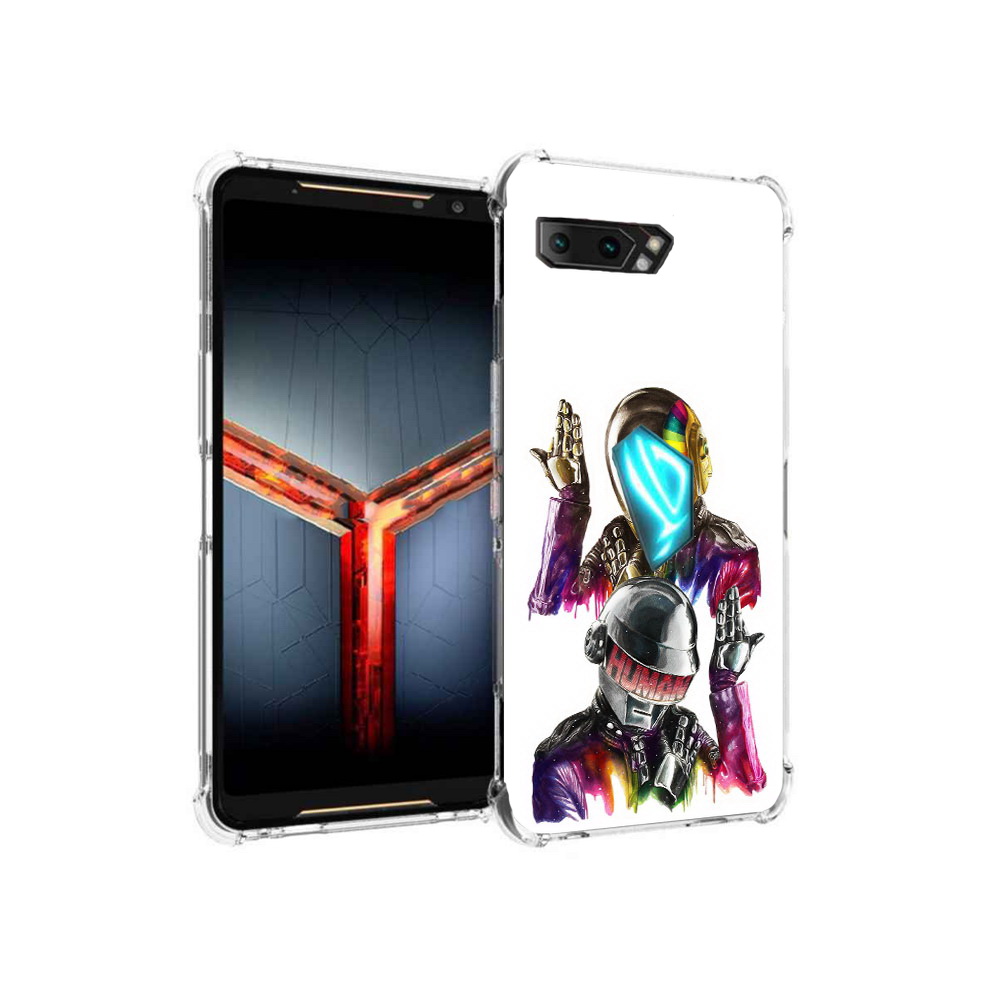 

Чехол MyPads Tocco для Asus ROG Phone 2 диско космонавты, Прозрачный, Tocco