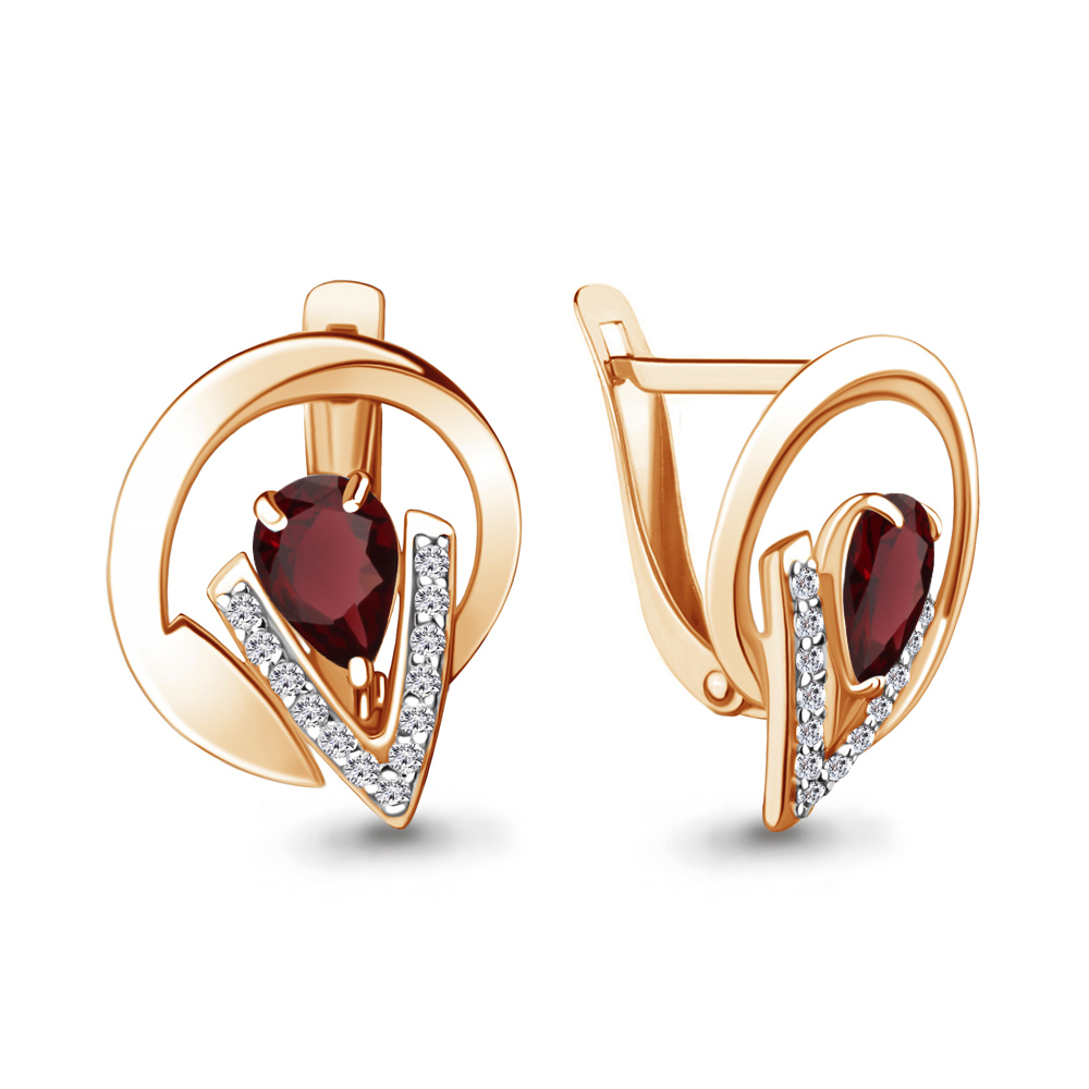 

Серьги из серебра 4460203А_925_з, 4460203А_925_з