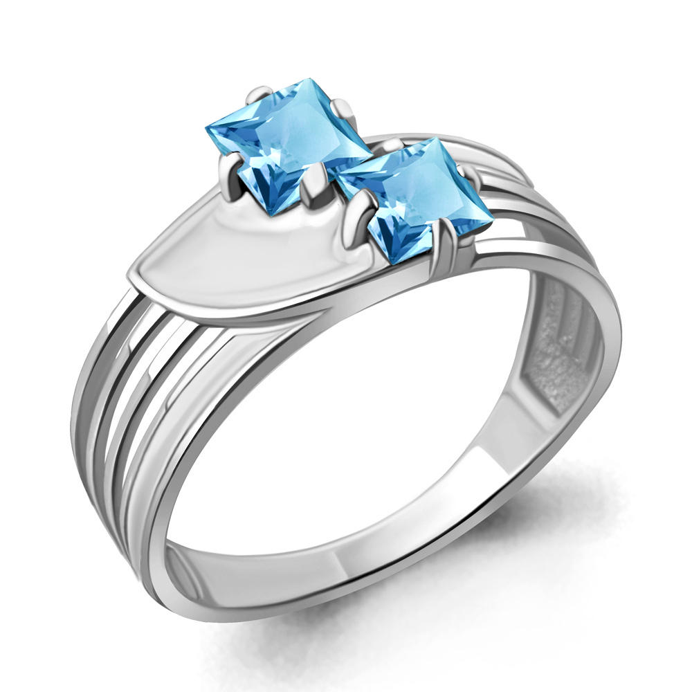 

Кольцо из серебра р.  AQUAMARINE 6566105_925_р, 6566105_925_р
