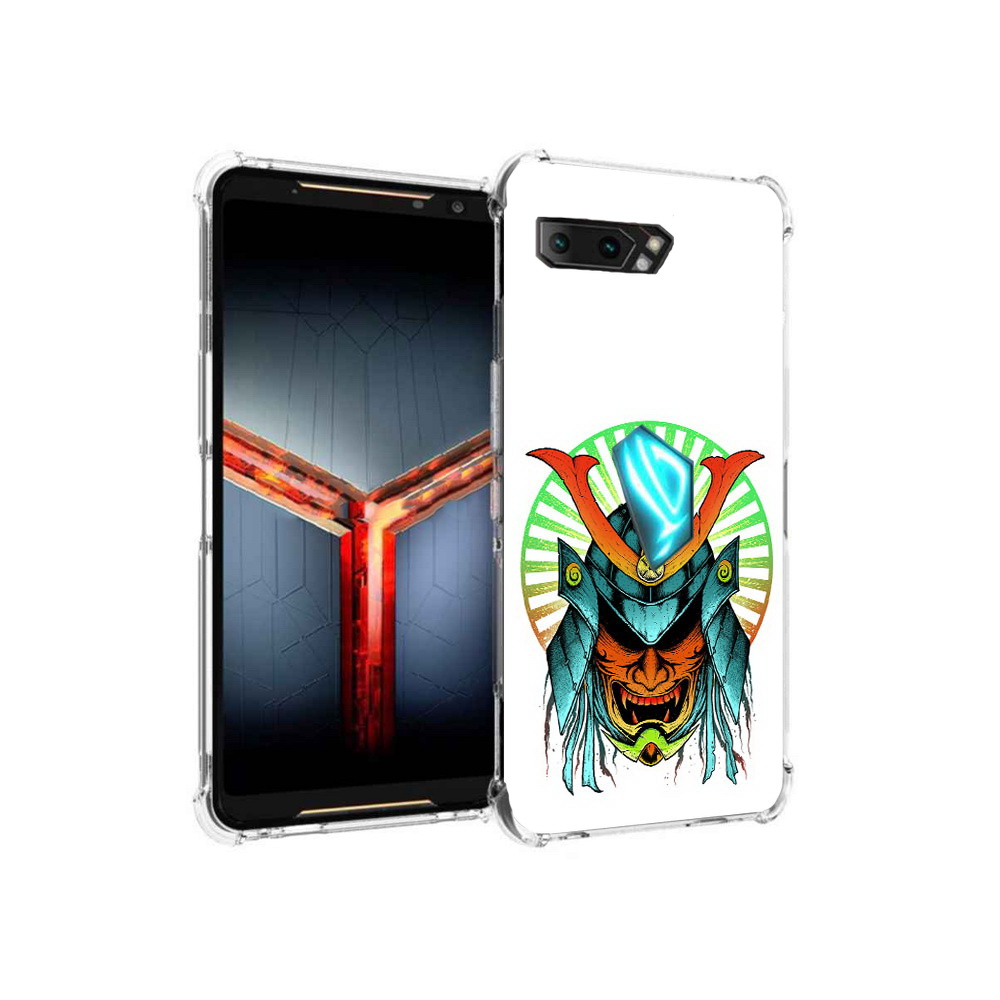 

Чехол MyPads Tocco для Asus ROG Phone 2 ешимитсу рисунок, Прозрачный, Tocco