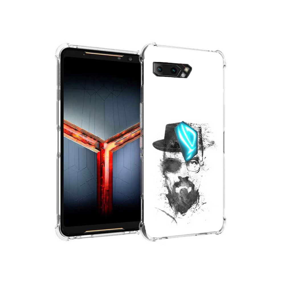 

Чехол MyPads Tocco для Asus ROG Phone 2 загадочный человек, Прозрачный, Tocco
