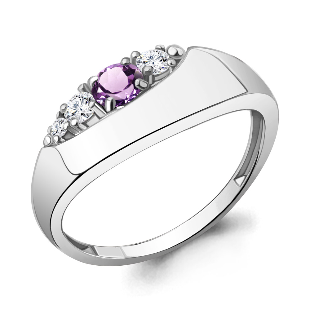 

Кольцо из серебра р. 18 AQUAMARINE 6975104А_925_р, 6975104А_925_р
