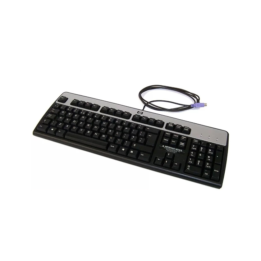 Клавиатура HP KB-0316 PS/2 Black/Silver (434820-252)