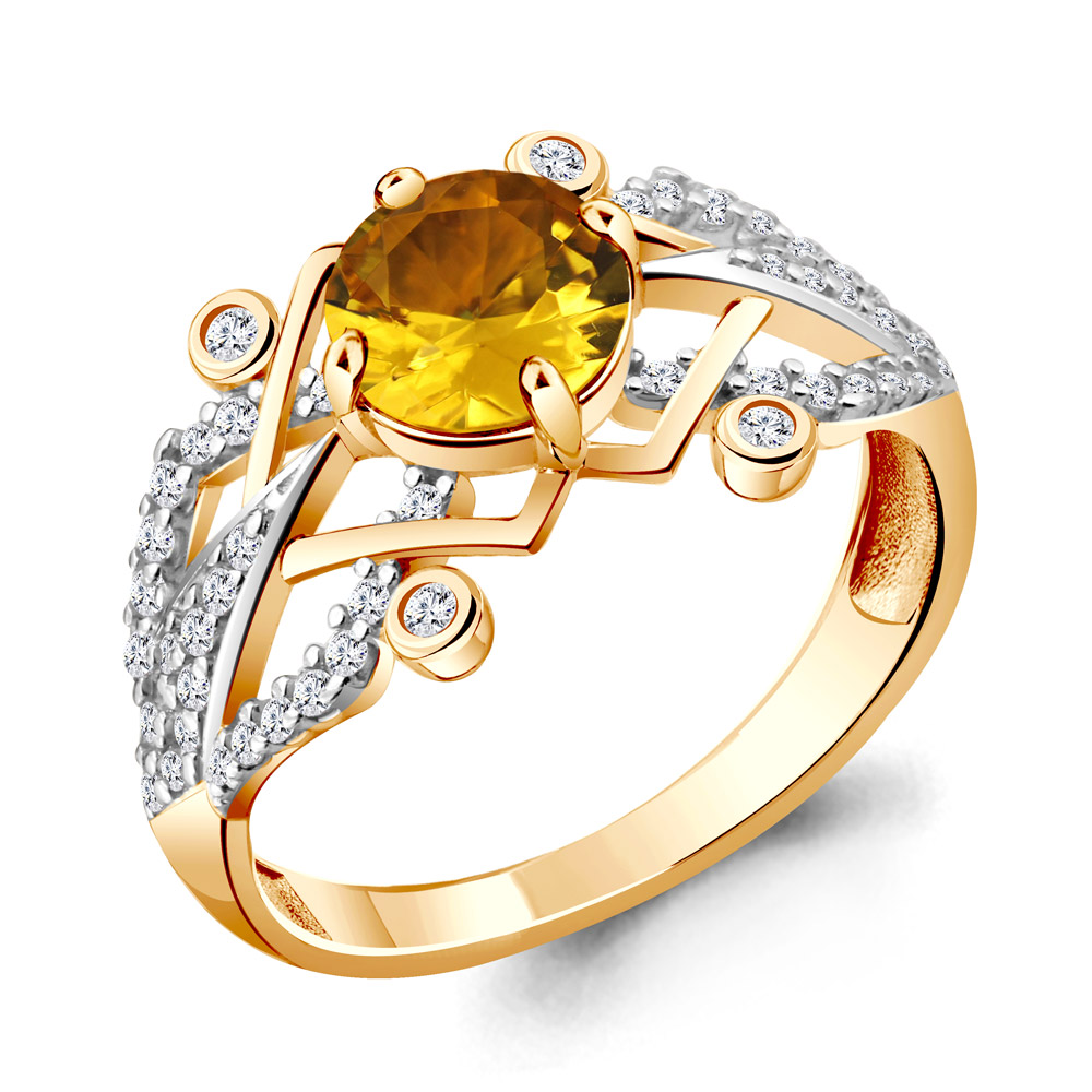 

Кольцо из серебра р.  AQUAMARINE 6557306А_925_з, 6557306А_925_з