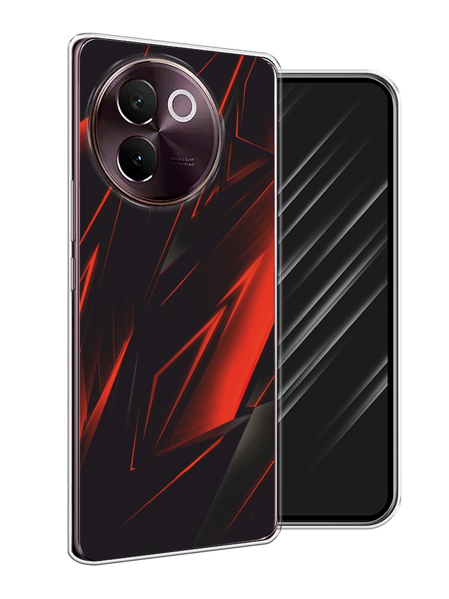 

Чехол Awog на Vivo V30e "Игровой фон", Бордовый;красный;черный, 2610550-1