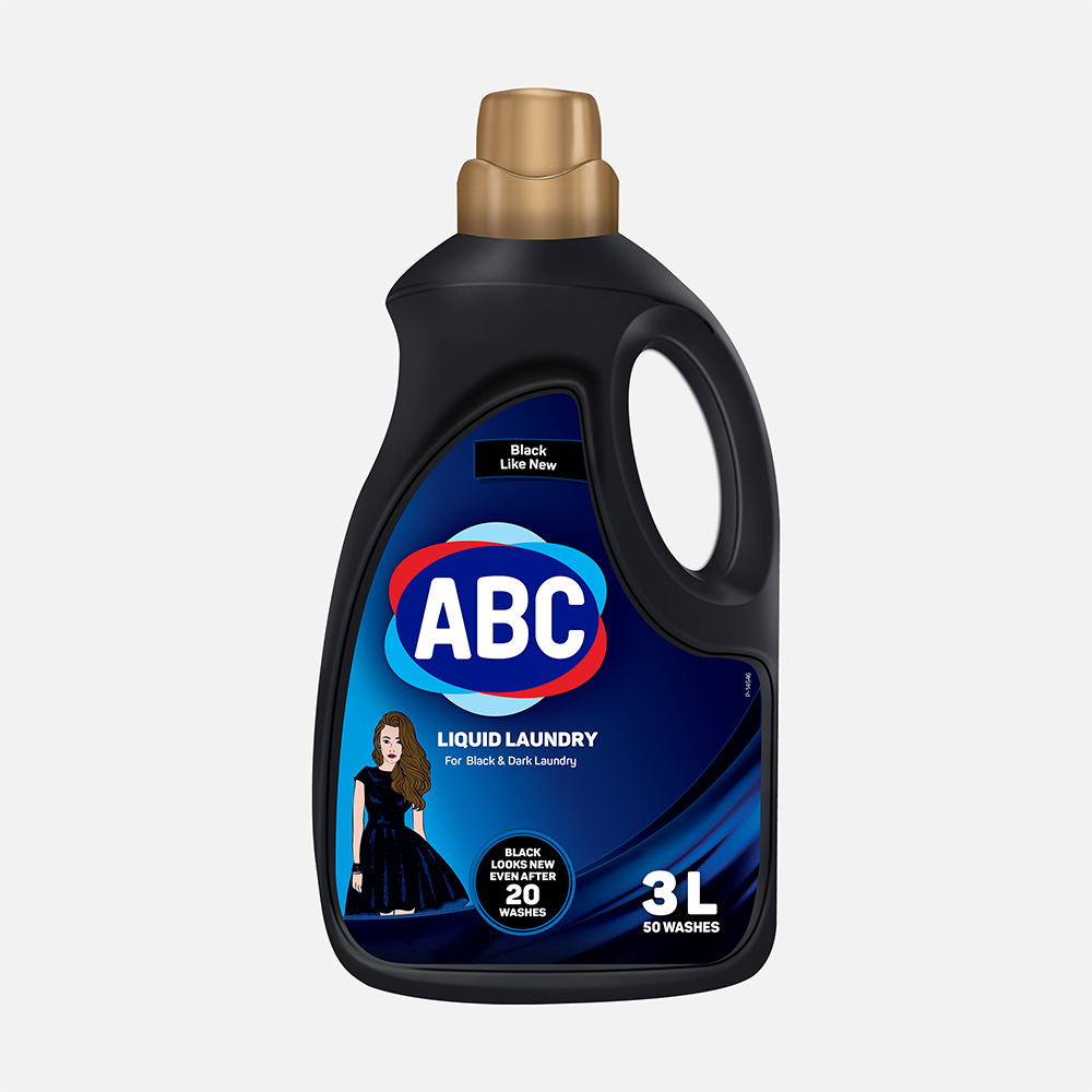 фото Гель для стирки авс black, 3 л abc