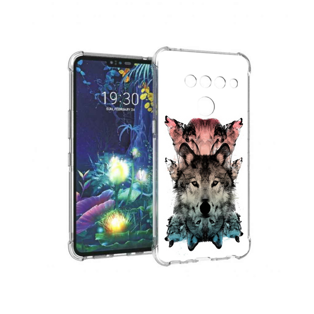 

Чехол MyPads Tocco для LG V50 ThinQ стая, Прозрачный, Tocco